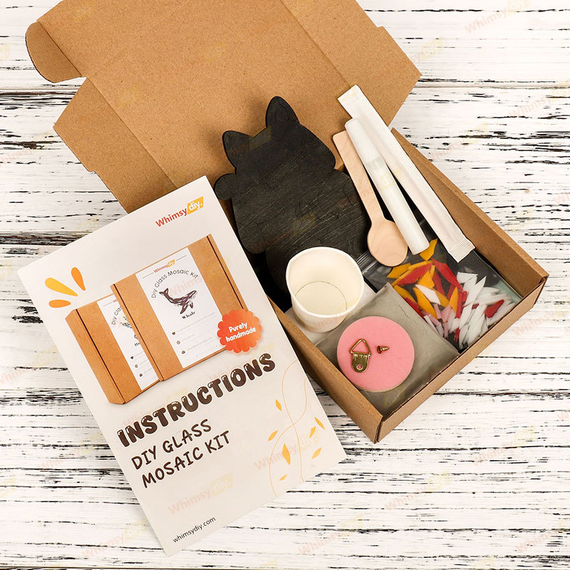 Fortune Cat Glass Mosaic Kit