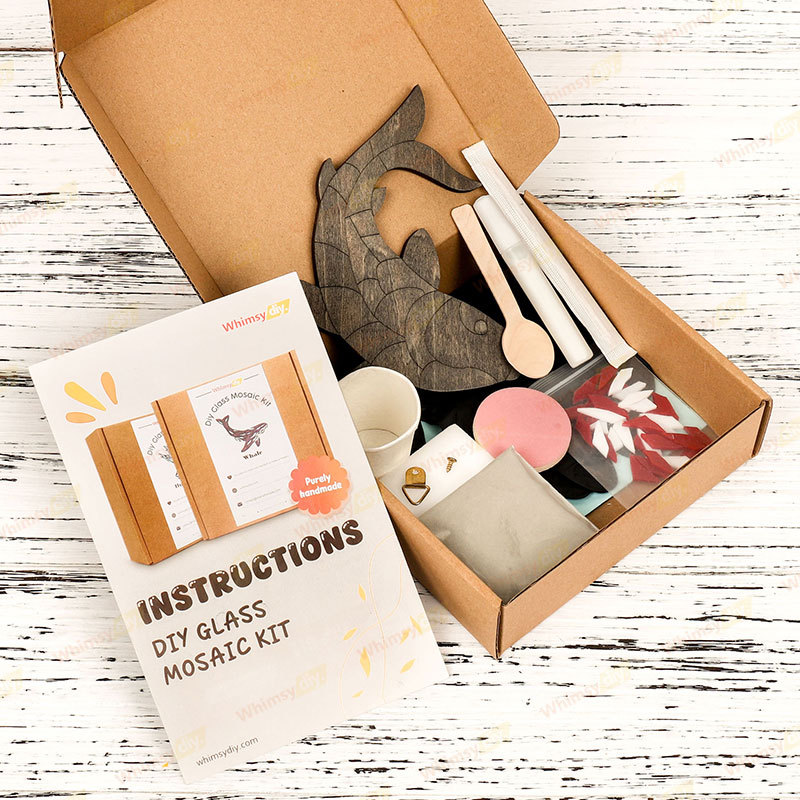 Koi Fish Glass Mosaic Kit