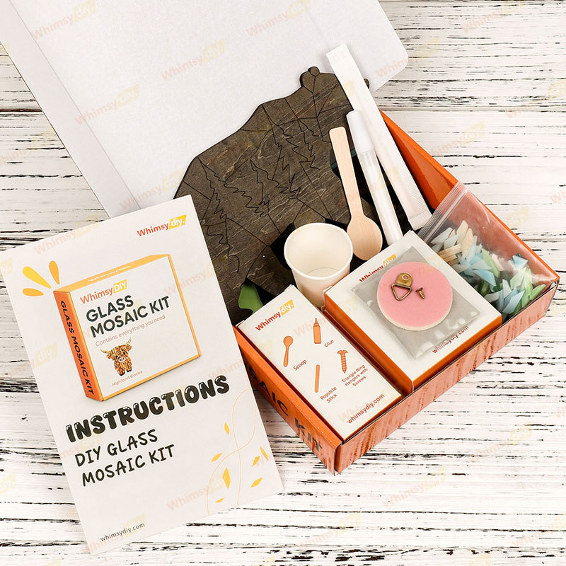 Forest Bear Glass Mosaic Kit