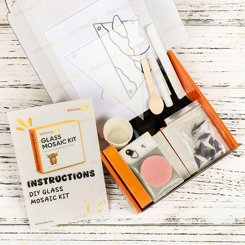 Whimsy DIY Moon Glass Mosaic Kit Puzzles