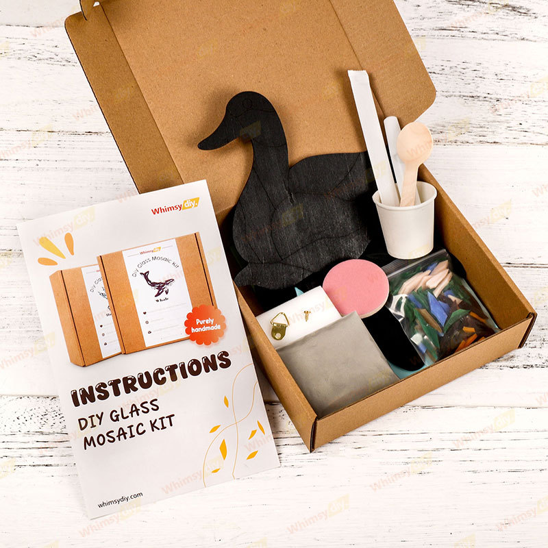 Mallard Duck Glass Mosaic Kit | DIY Arts & Crafts Kit for Adults