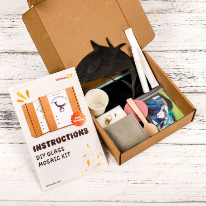 Tuna Fish Glass Mosaic Kit| DIY Arts & Crafts Kit for Adults