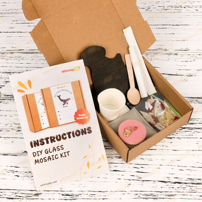 Dog and Cat Stained Glass Mosaic Kit