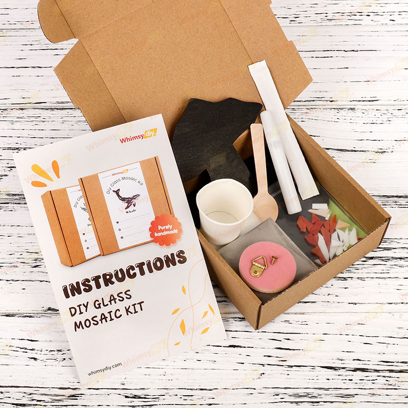 Mushroom Stained Glass Mosaic Kit