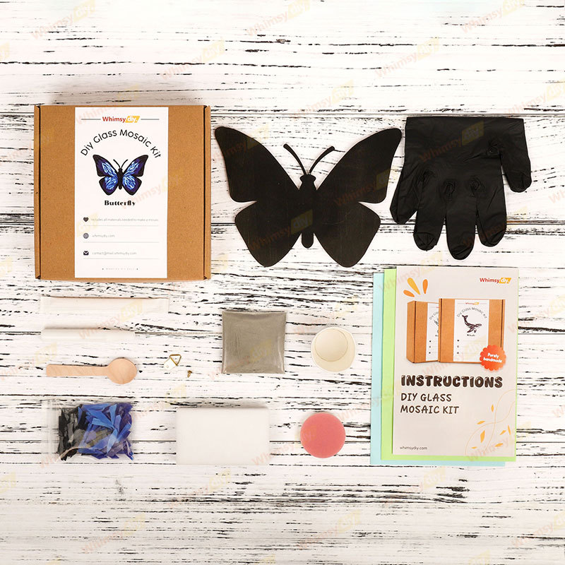 Butterfly Stained Glass Mosaic Kit