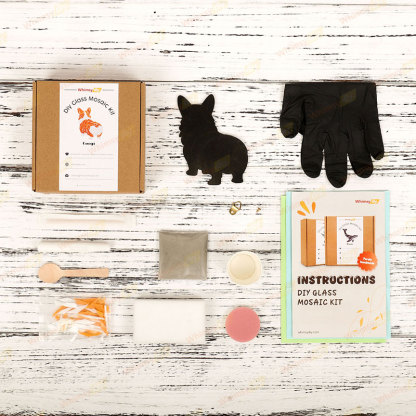 Corgi Glass Mosaic Kit