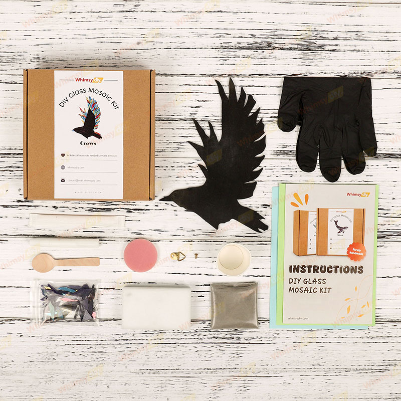 Raven Glass Mosaic Kit