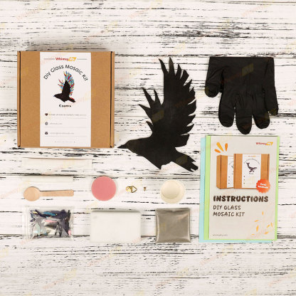 Raven Glass Mosaic Kit