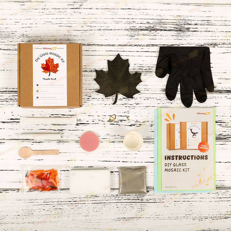 Maple Leaf Glass Mosaic Kit