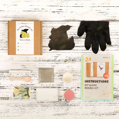 Sorceress Duck Glass Mosaic Kit