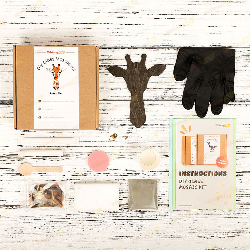 Giraffe Glass Mosaic Kit-Ships on 8/10