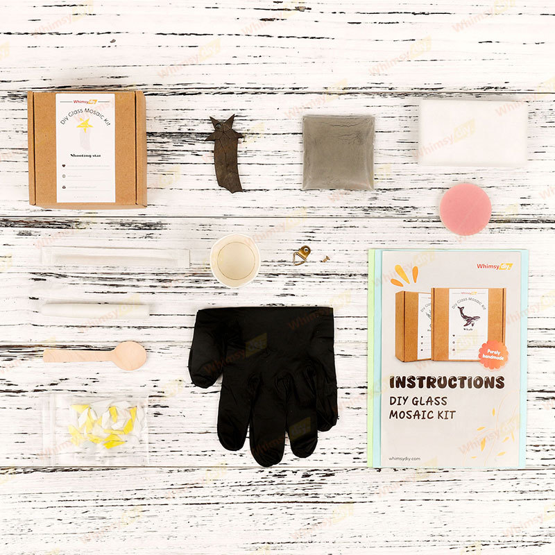 Meteorite Christmas Ornaments Glass Mosaic Kit