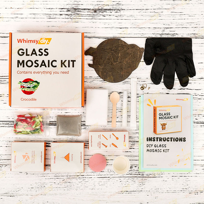 Crocodile Glass Mosaic Kit