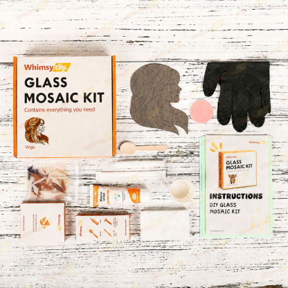 Whimsy DIY Twelve Constellations-Virgo Glass Mosaic Kit Puzzles