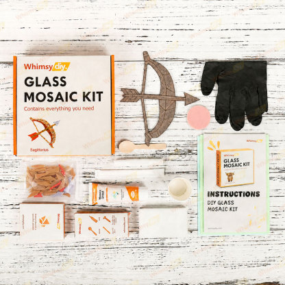 Whimsy DIY Zodiac-Sagittarius Glass Mosaic Kit Puzzles