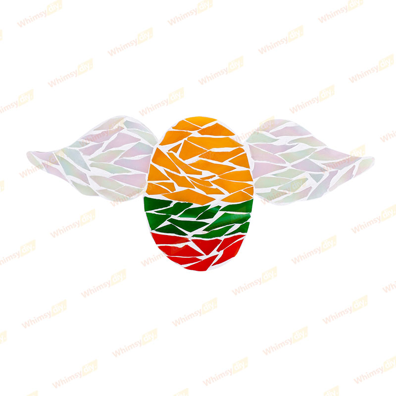Easter wings colored egg glass mosaic kit [New Pre-Order: Ships February 28th]