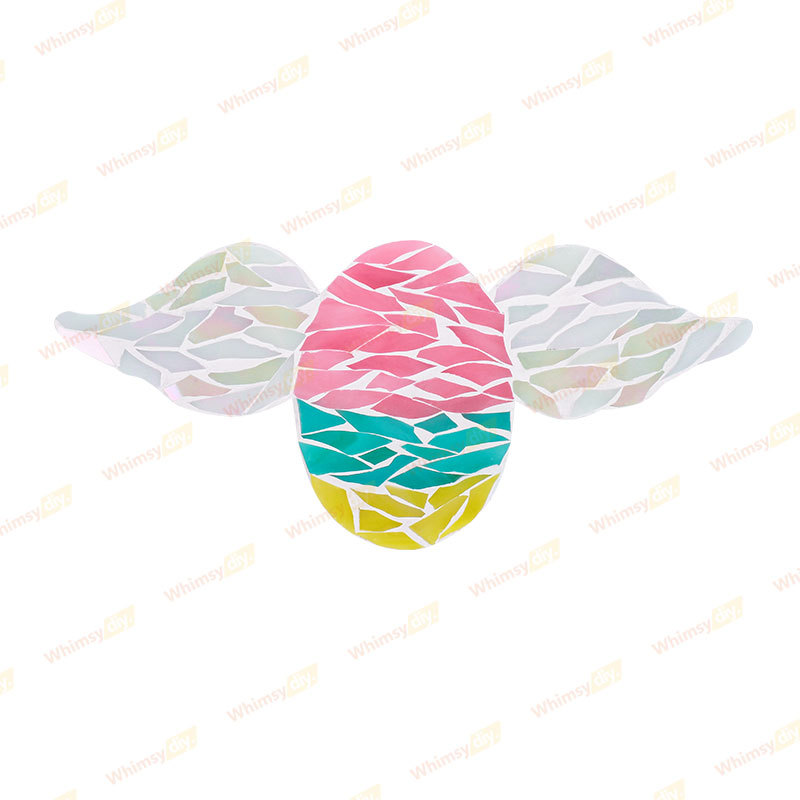 Easter wings colored egg glass mosaic kit [New Pre-Order: Ships February 28th]