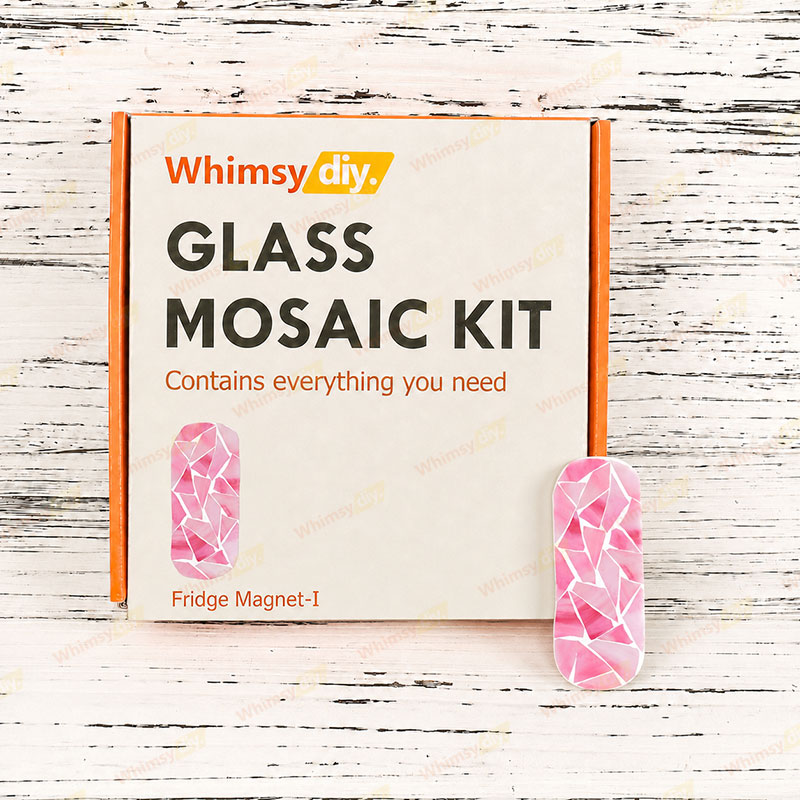 Whimsy DIY Fridge Magnet Letters-I Glass Mosaic Kit Puzzles