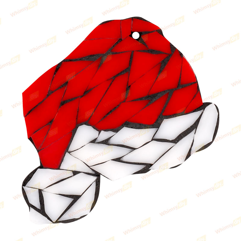 Christmas Hat Glass Mosaic Kit
