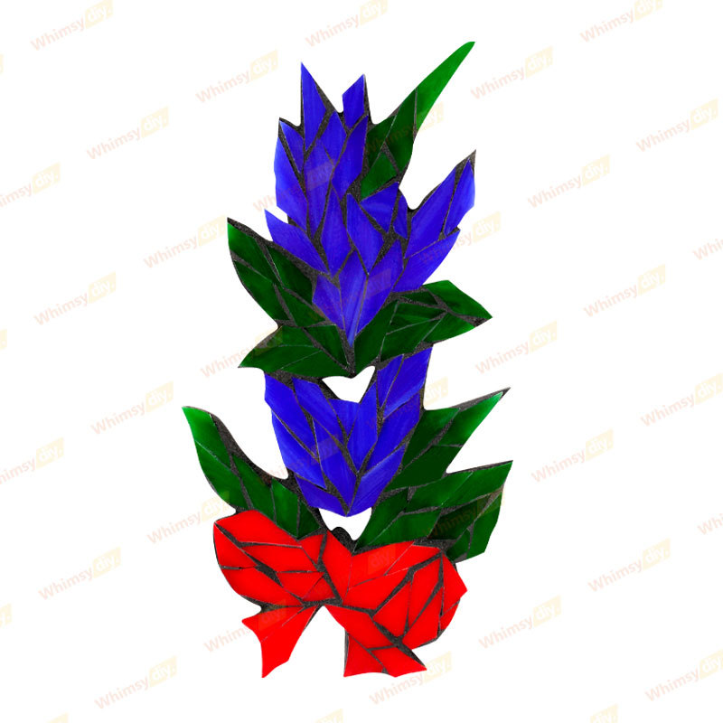 Whimsy DIY Gentian Glass Mosaic Kit Puzzles