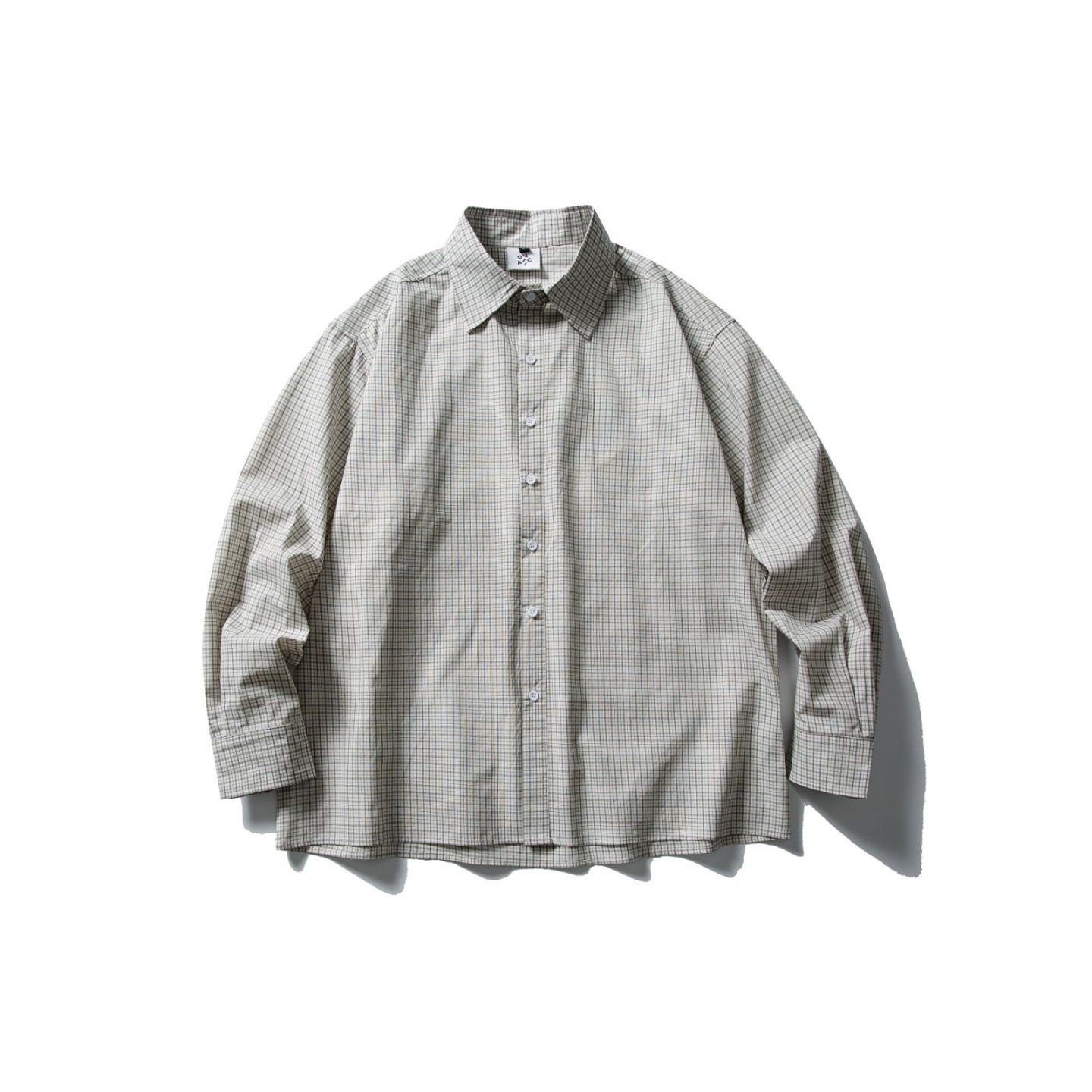 【單件/套裝】日系復古V領針織背心坎肩+條紋襯衫+百搭休閒褲三件套