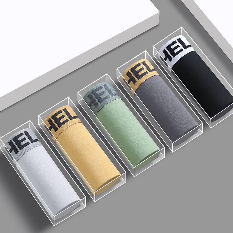 親膚透氣國風卡通涼感運動簡平角短褲