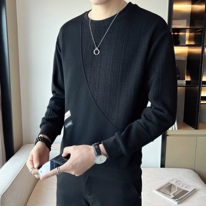 春秋季英倫雅痞風網紅ins潮牌長袖t恤衛衣