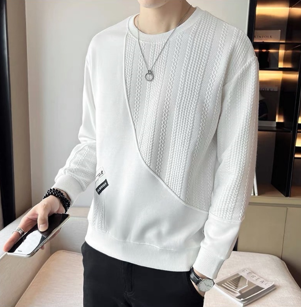 春秋季英倫雅痞風網紅ins潮牌長袖t恤衛衣