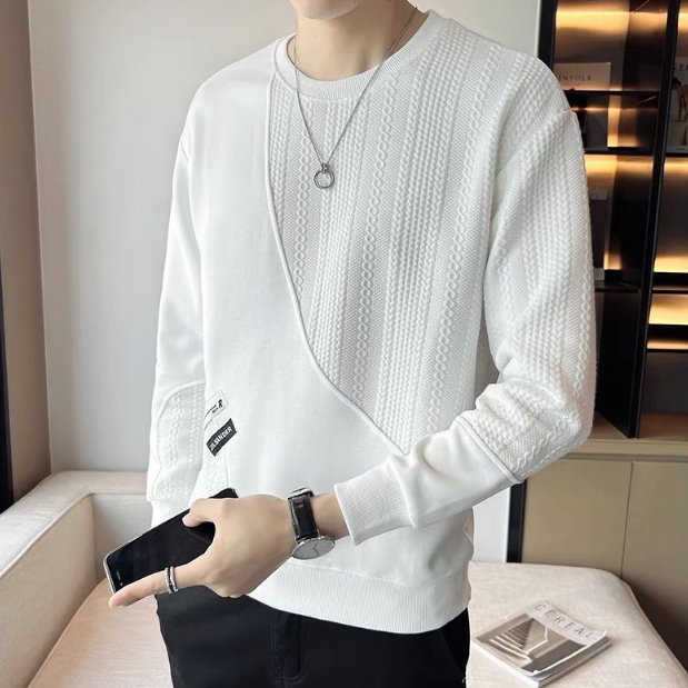 春秋季英倫雅痞風網紅ins潮牌長袖t恤衛衣