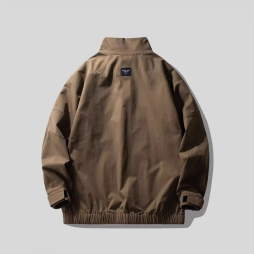 【單件/套裝】美式復古衝鋒衣痞帥夾克外套+長袖T恤+潮牌休閒褲三件套