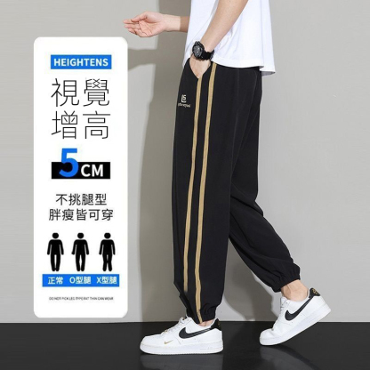 冰絲休閒薄款寬鬆潮流九分運動束腳褲