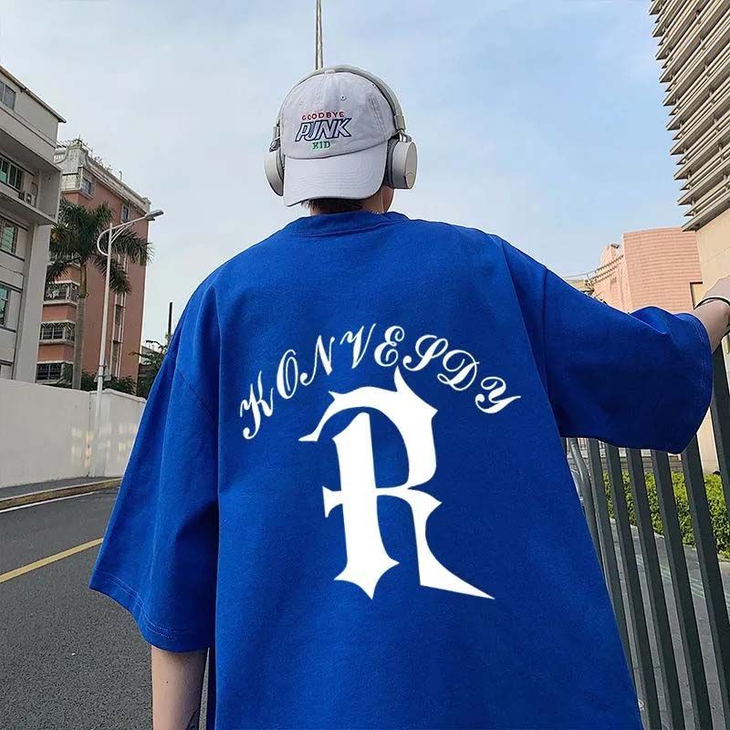 Oversize美式潮牌ins寬鬆百搭短袖t恤