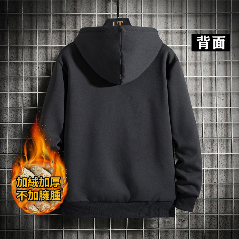 羊羔毛絨開衫厚保暖棉衣寬鬆連帽外套