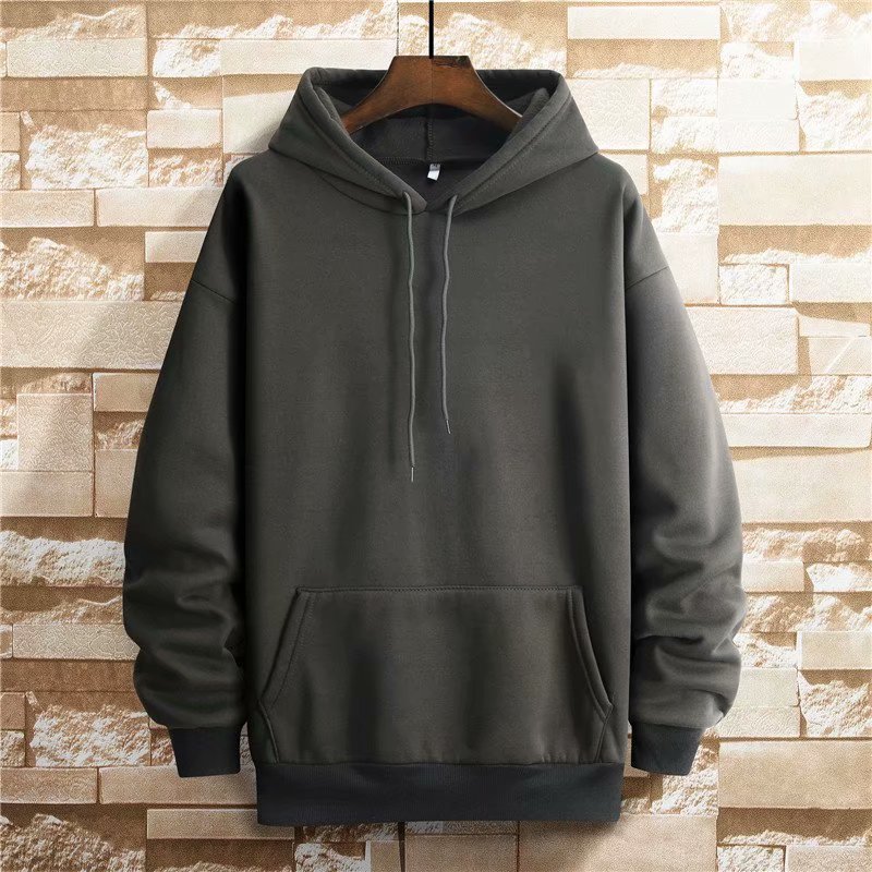 多色日系落肩袖連帽連帽衛衣