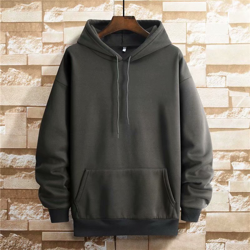 多色日系落肩袖連帽連帽衛衣