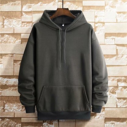 多色日系落肩袖連帽連帽衛衣