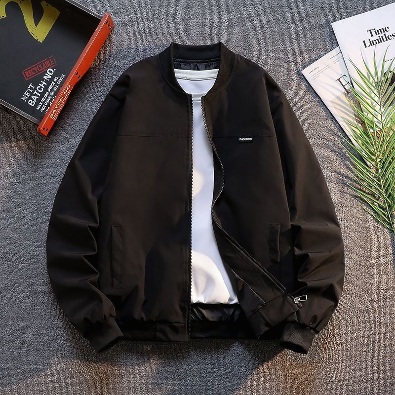 @韓版夾克修身棒球服百搭潮流短版外套
