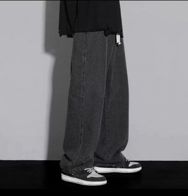 直筒薄款寬鬆墜感闊垂感拖地牛仔褲褲褲裝
