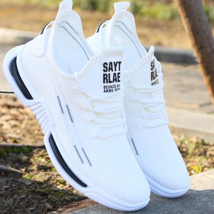 網面輕便透氣潮流休閒軟底跑步運動鞋