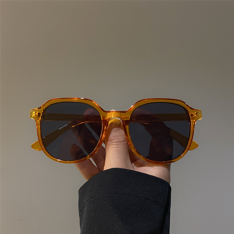 街拍復古個性時尚茶色顯瘦ins韓版墨鏡太陽鏡