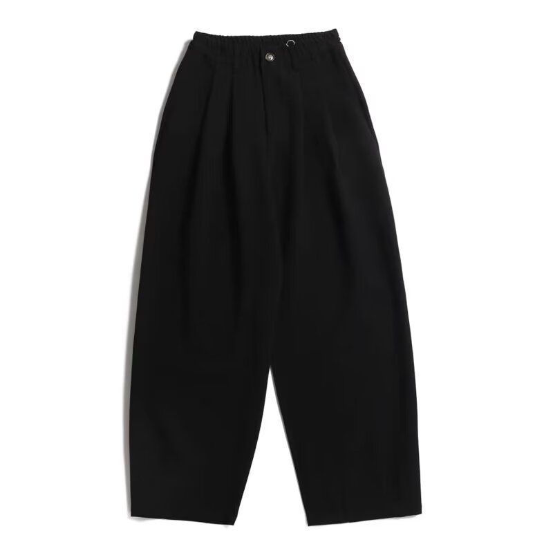 【單件/套裝】日系復古針織背心馬甲+藍色襯衫+百搭休閒褲三件套裝