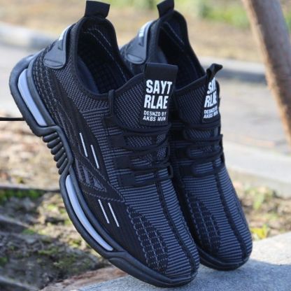 網面輕便透氣潮流休閒軟底跑步運動鞋