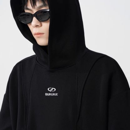 美式設計高級感連帽長袖衛衣