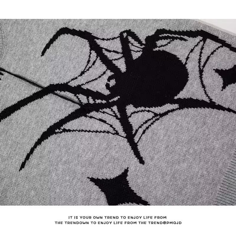 設計感小眾長袖寬鬆帥氣港風日系百搭潮流毛衣