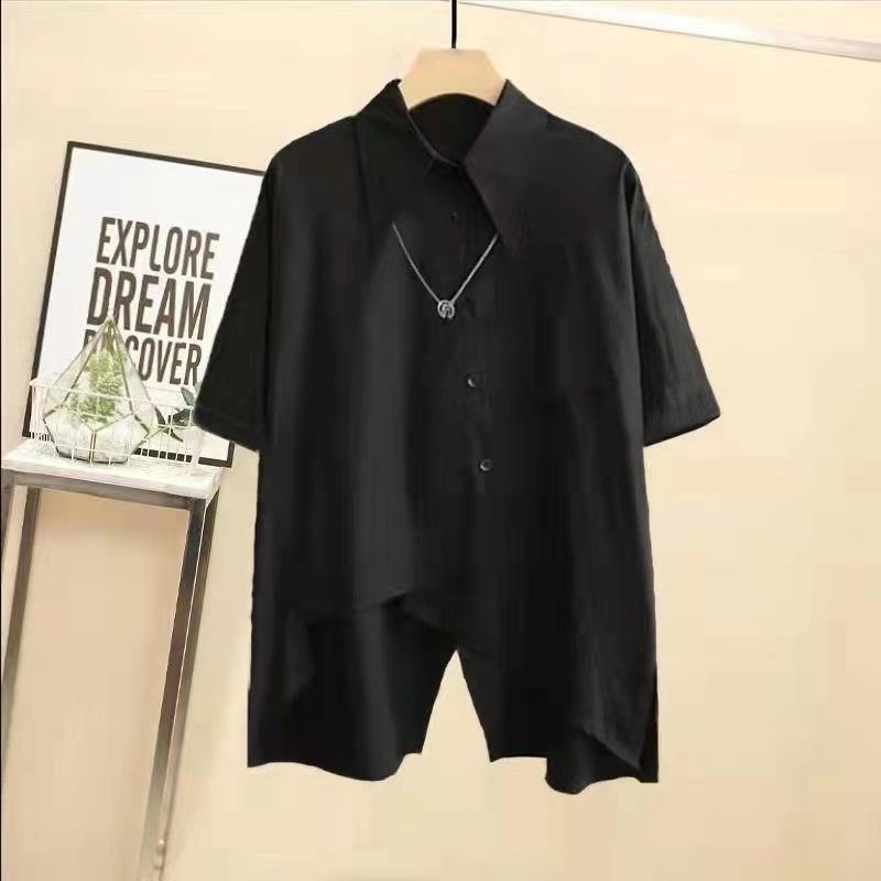 【整套/單件】韓版寬鬆設計感拼接襯衫 帥氣工裝褲兩件套裝