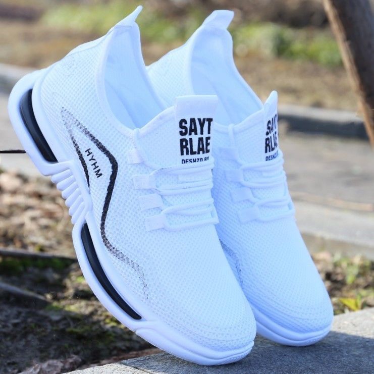 網面輕便透氣潮流休閒軟底跑步運動鞋