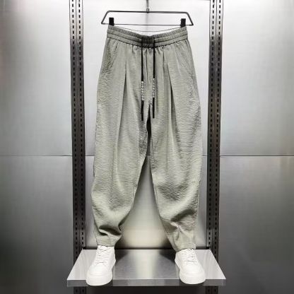 薄款透氣休閒大碼寬鬆百搭帥氣速乾運動褲