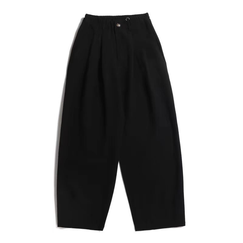 【單件/套裝】日系復古V領針織背心坎肩+條紋襯衫+百搭休閒褲三件套