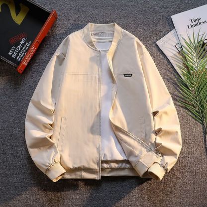@韓版夾克修身棒球服百搭潮流短版外套