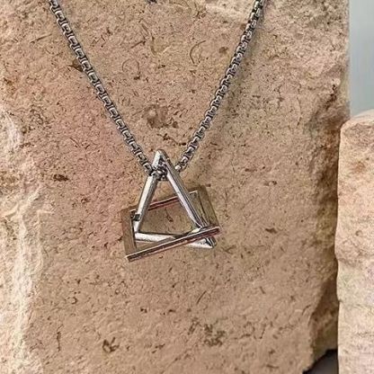 原創小眾多層疊戴鈦鋼潮流ins嘻哈不掉色項鍊首飾-Nuostyle